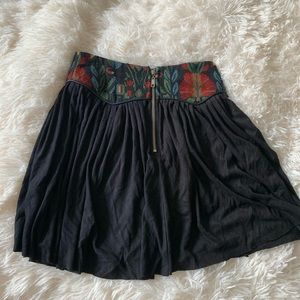 Original Sin Suede Black Skirt xs